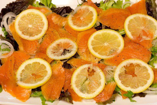 Smoked Salmon Salad with Lemon Vinaigrette 7