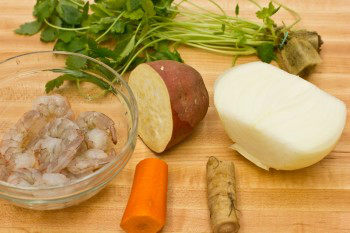 Kakiage Don Ingredients