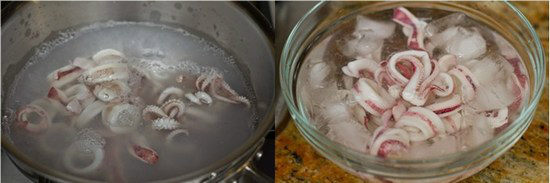 Boiled Squid with Miso Vinaigrette 4