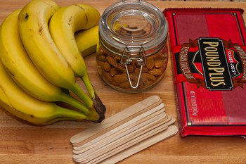 Frozen Chocolate Banana Ingredients