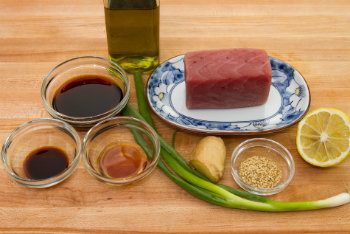 Tuna Tataki Ingredietns