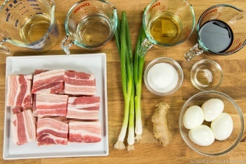 Pressure Cooker Kakuni Ingredients-w350