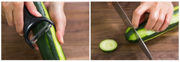 Spiralized Cucumber Salad 4