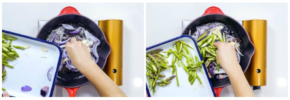 Easy Wafu Pasta with Shrimp and Asparagus 7