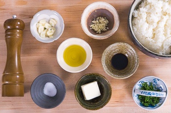 Garlic Fried Rice Ingredients