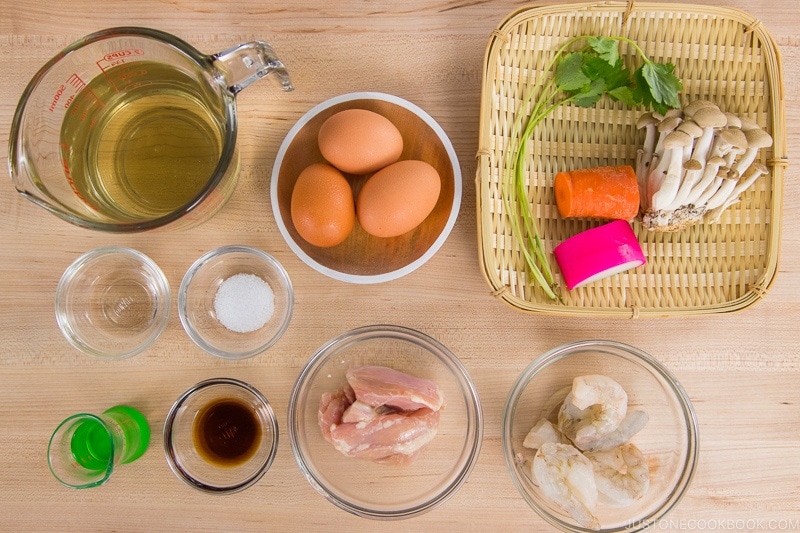 Instant Pot Chawanmushi Ingredients