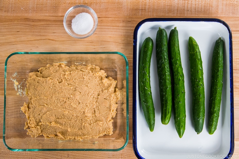 Tsukemono Kasuzuke Ingredients