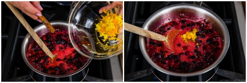 Easy Orange Ginger Cranberry Sauce 8