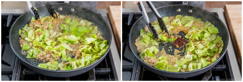 Tuna and Cabbage Japanese Pasta 11