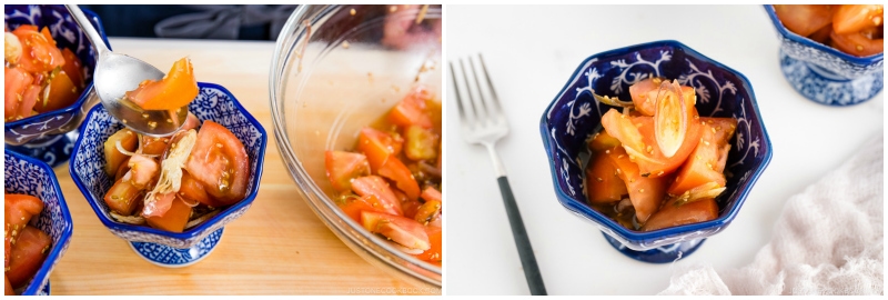 Tomato Myoga Salad 5