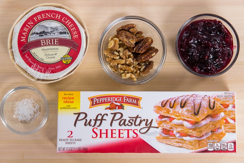 Cranberry Brie Bites Ingredients