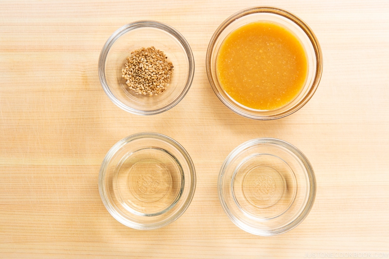 Ume Miso Dressing Ingredients