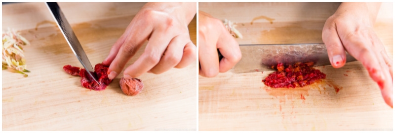 Cucumber Myoga Salad with Ume Dressing 3