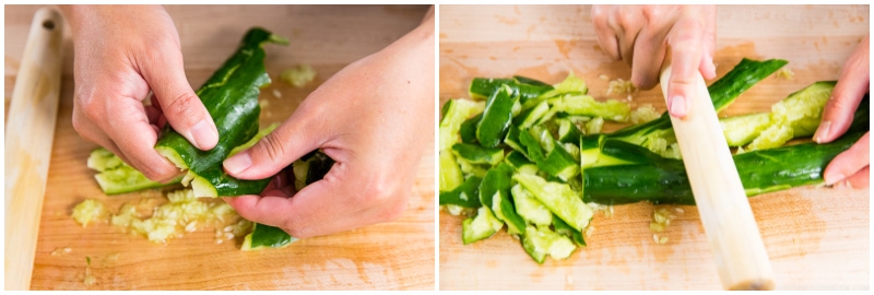 Cucumber Myoga Salad with Ume Dressing 6