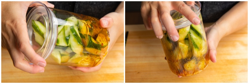 Spicy Japanese Pickled Cucumbers 8