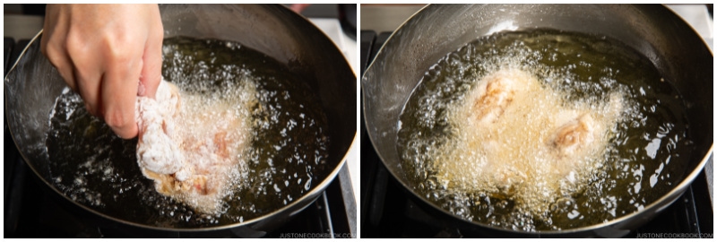 Fried Chicken with Scallion Soy Sauce 10