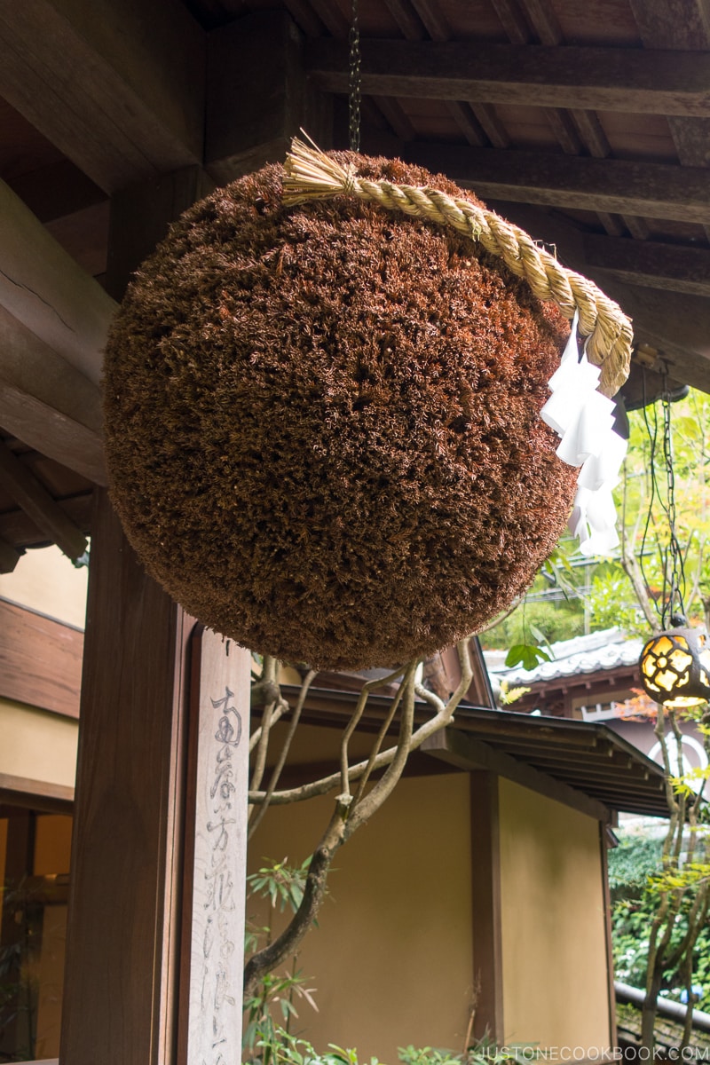 sugidama hanging under a doorway