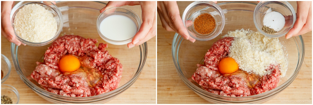 Cheese Stuffed Japanese Hamburger Steak 6