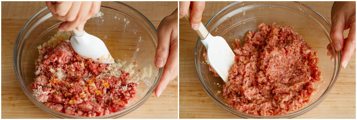 Cheese Stuffed Japanese Hamburger Steak 7