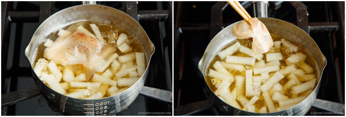 Daikon and Fried Tofu Miso Soup 6
