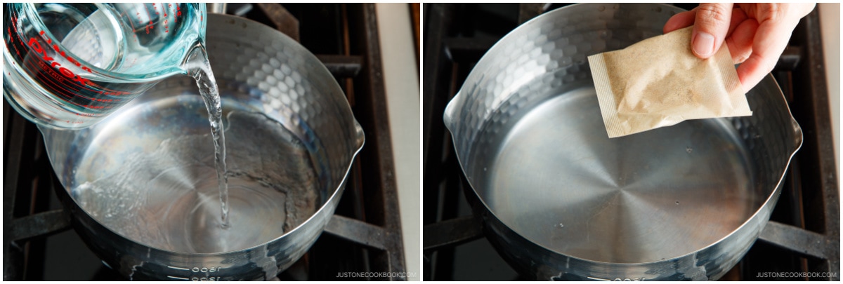 Miso Soup with Enoki Mushrooms and Ground Sesame 1