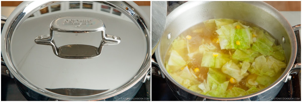 Bacon and Corn Miso Soup 10