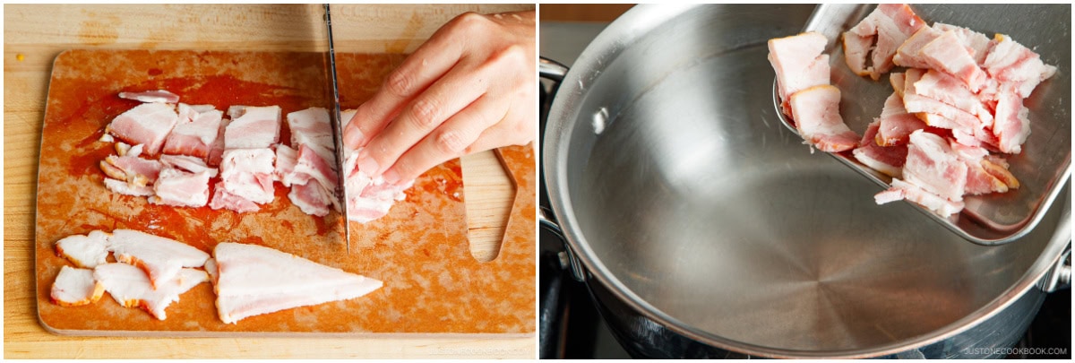 Bacon and Corn Miso Soup 6