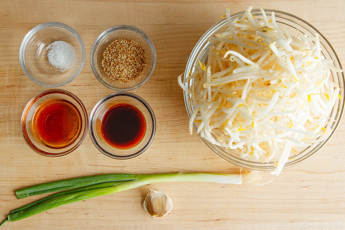 Bean Sprout Salad Ingredients