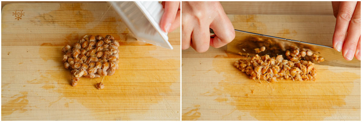Natto and Okra Miso Soup 4