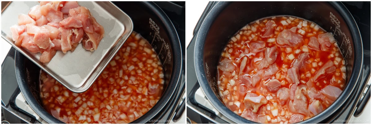 Rice Cooker Chicken Rice 9