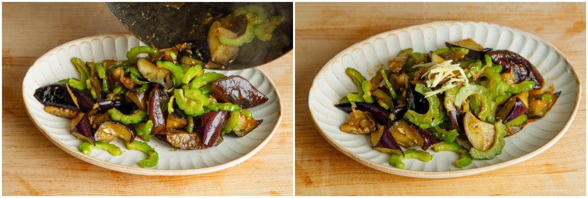 Stir-Fried Bitter Melon and Eggplant 12