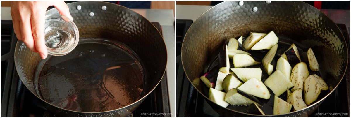 Stir-Fried Bitter Melon and Eggplant