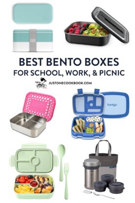 a collage of the best bento boxes