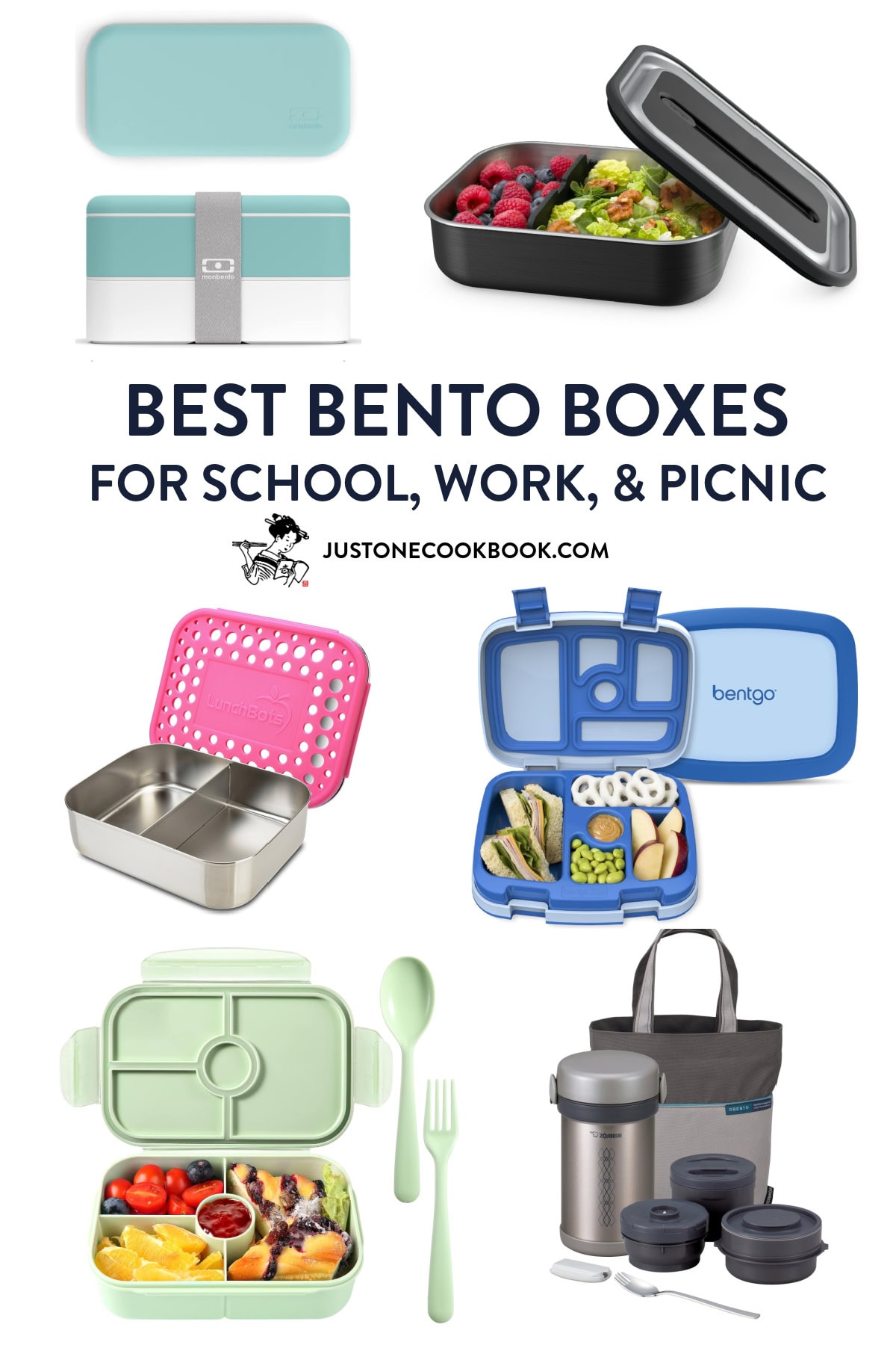 a collage of the best bento boxes
