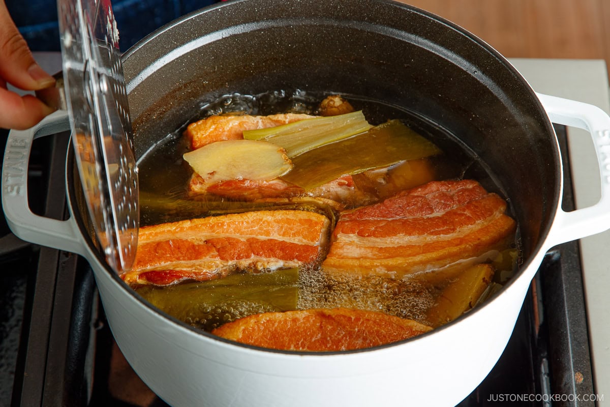 Braised Pork Belly (Kakuni)-step by step-64