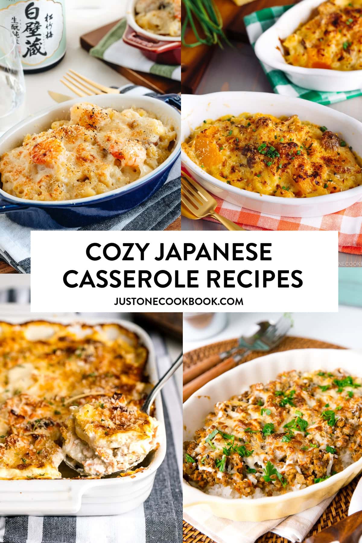a collection of Japanese casserole recipes