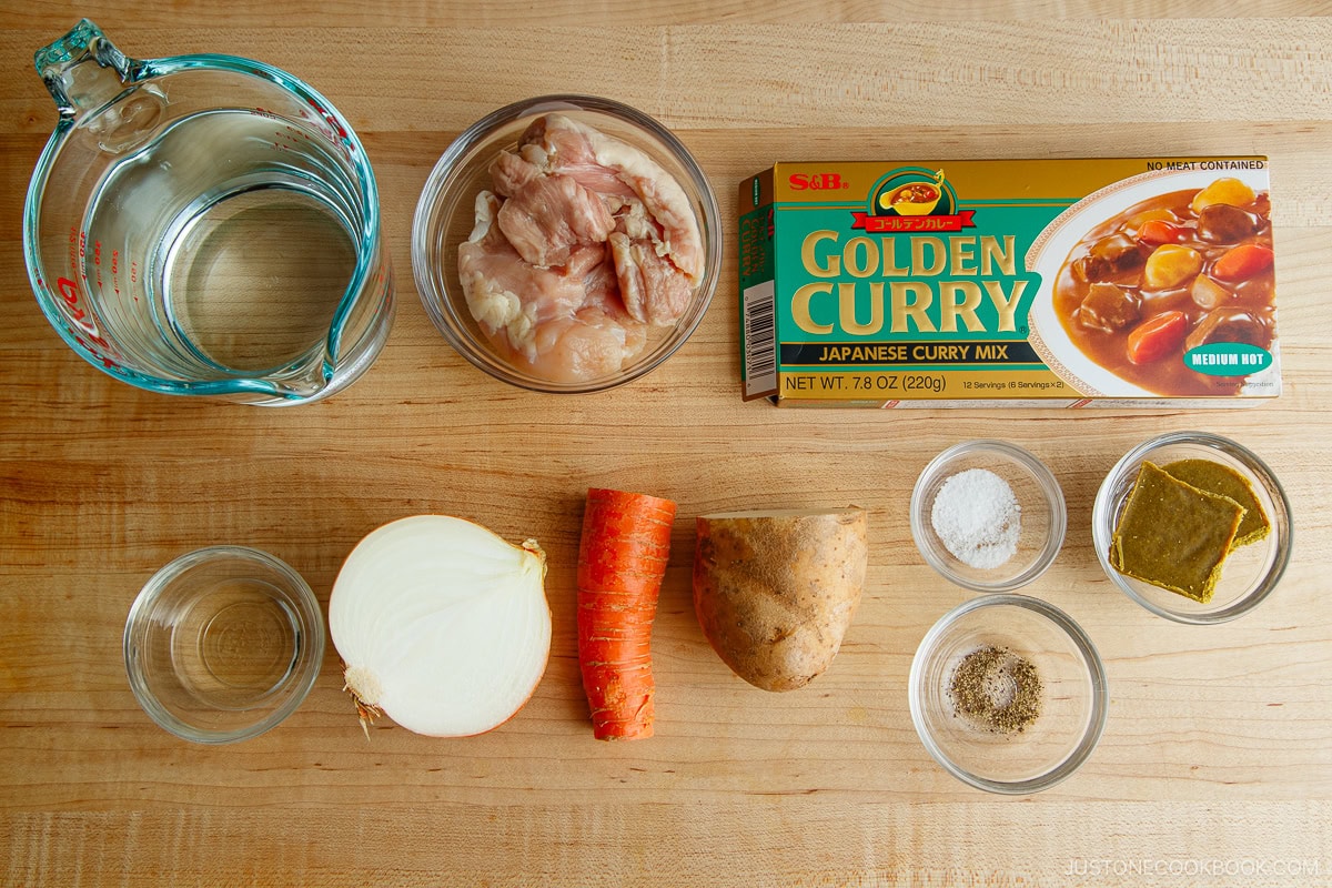 10 Min Meal - Japanese Curry Ingredients