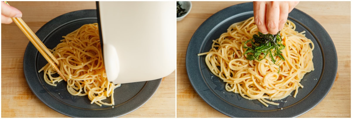 10 Min Meal Mentaiko Pasta 11