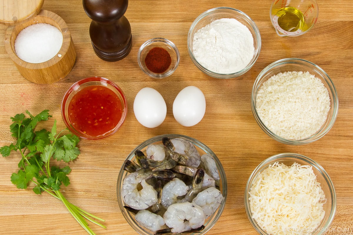 Coconut Shrimp Ingredients