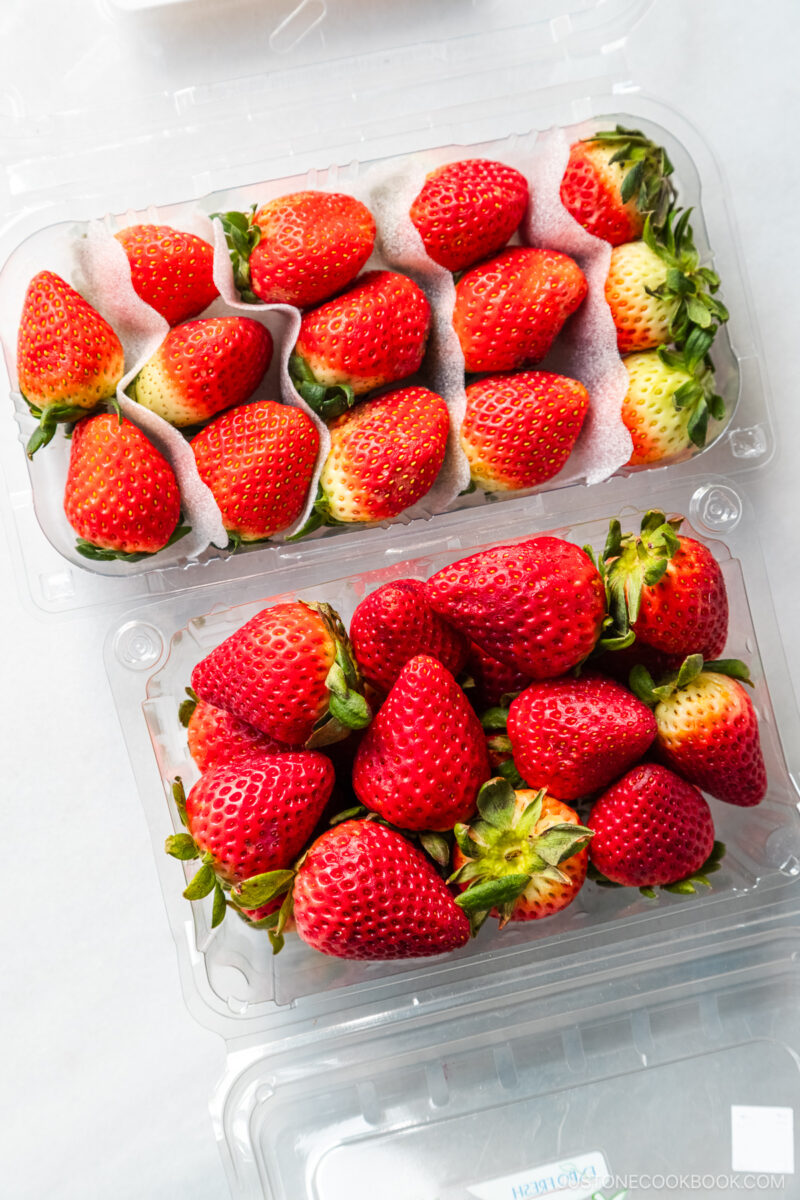 Korean strawberries vs American strawberries.