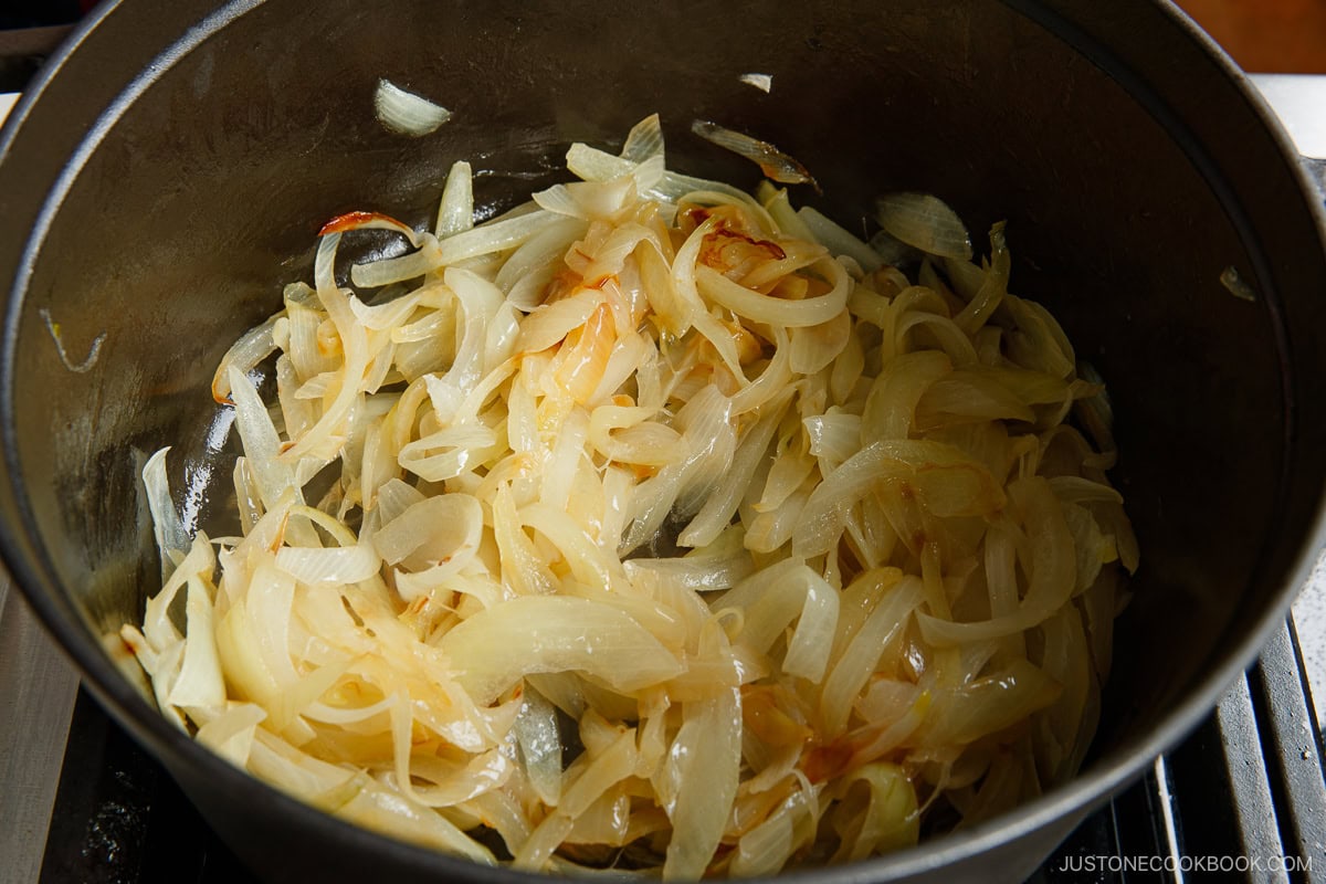Caramelized onions.