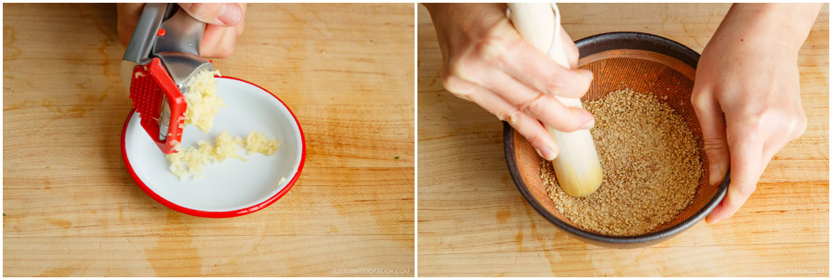 Spicy Pork and Bean Sprout Miso Soup 1
