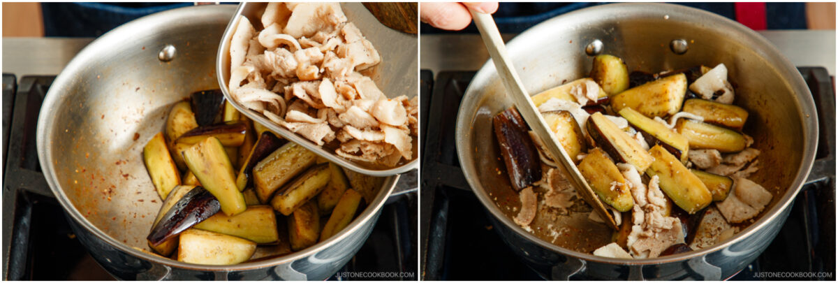 Easy Pork and Eggplant Stir Fry 11