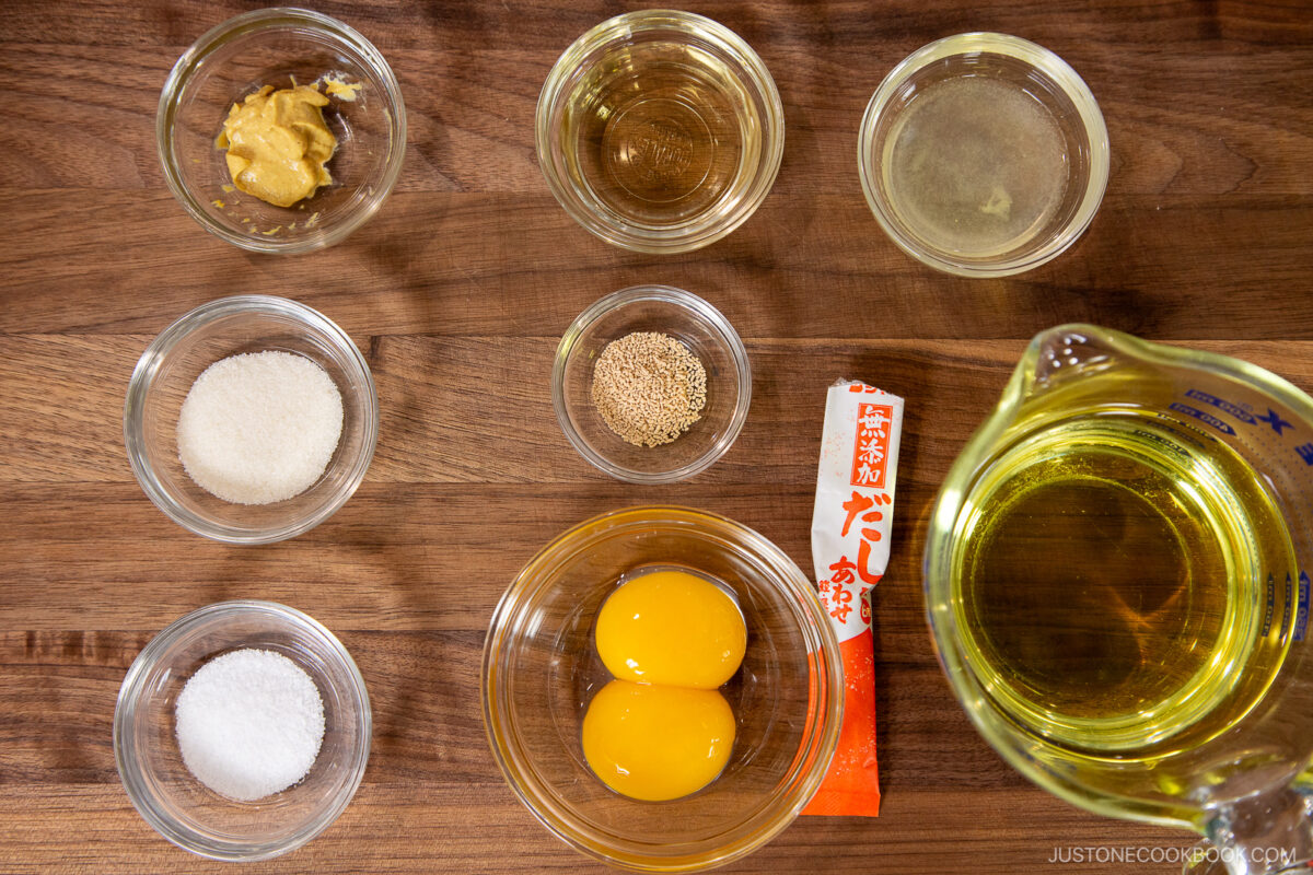 How to Make Japanese Mayonnaise Ingredients