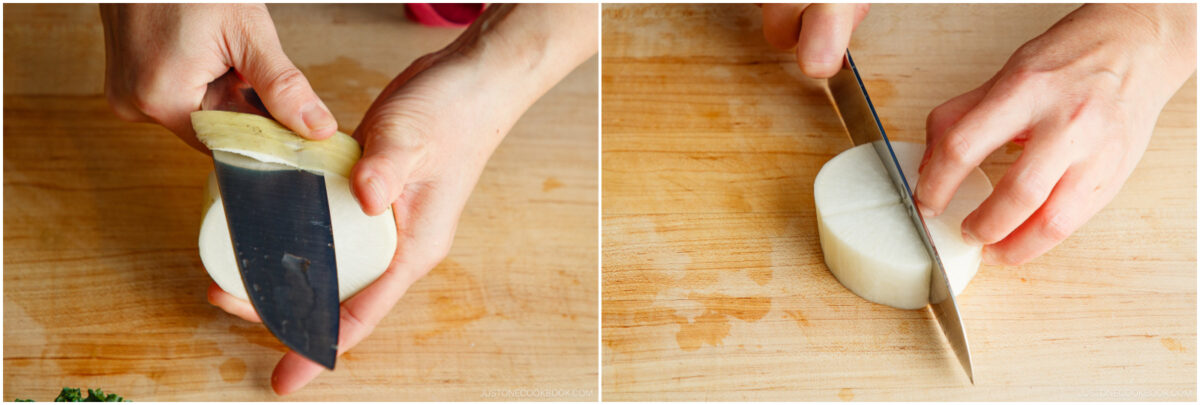 Kale Daikon Miso Soup 1