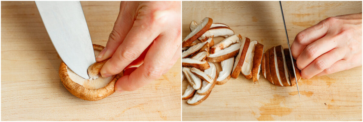 Spinach and Mushroom Miso Soup 1