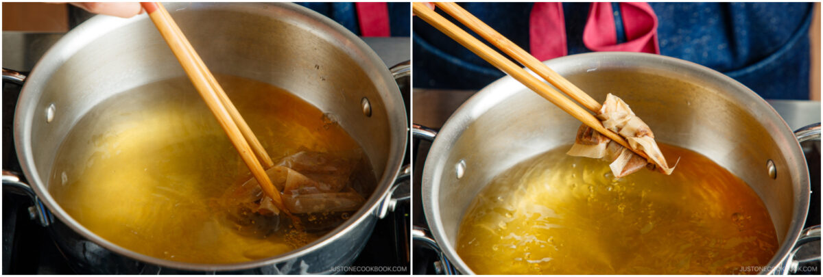 Spinach and Mushroom Miso Soup 4