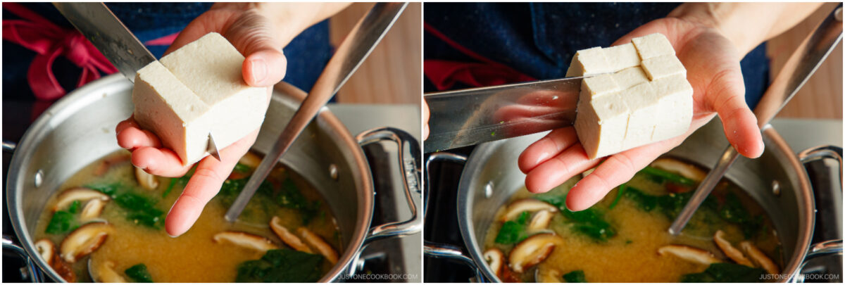Spinach and Mushroom Miso Soup 8