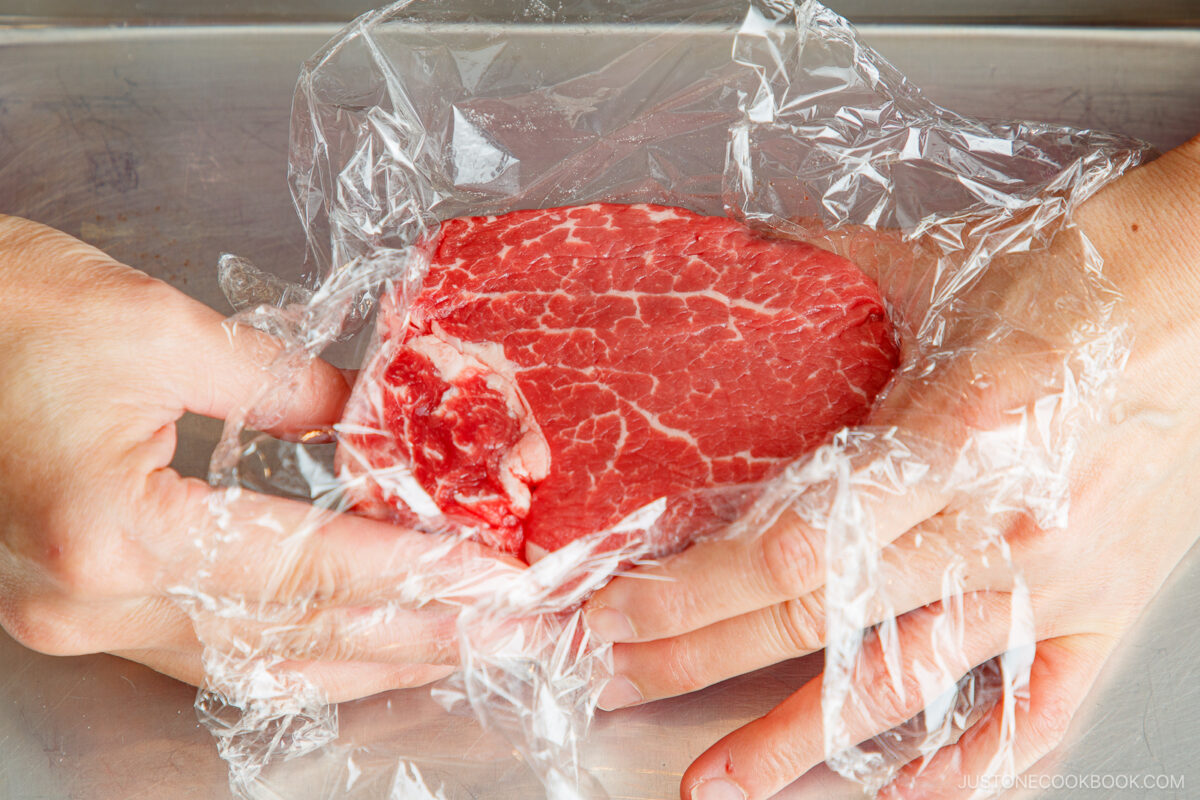 Wrap tightly in plastic