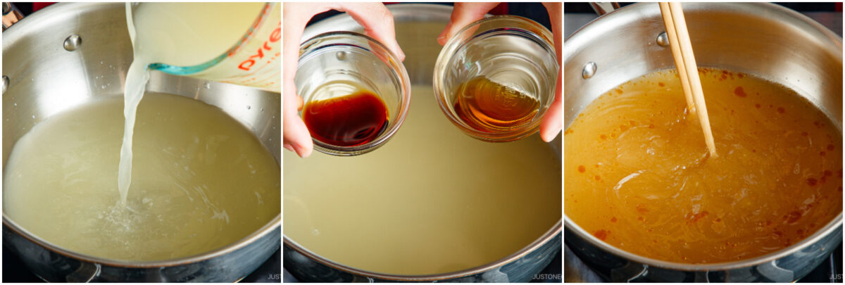 Tomato Egg Vermicelli Soup 4